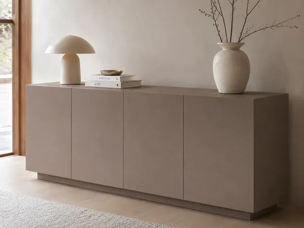 Beton Ciré aardig op meubel woonkamer inspiratiemock up