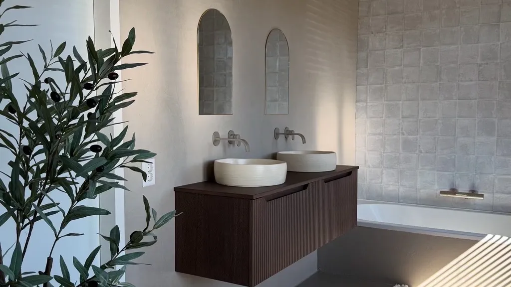 Betonlook badkamer