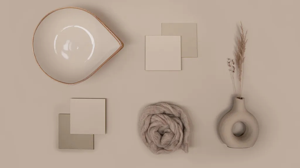 Wall paint colour samples