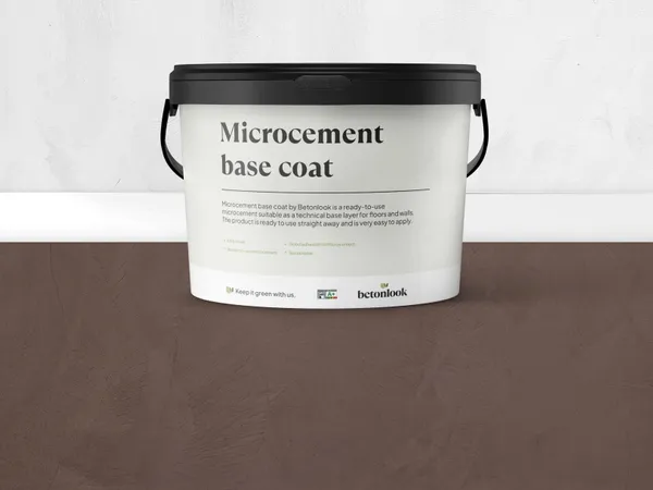 Beton Cire 32 Koffiebruin basislaag EN