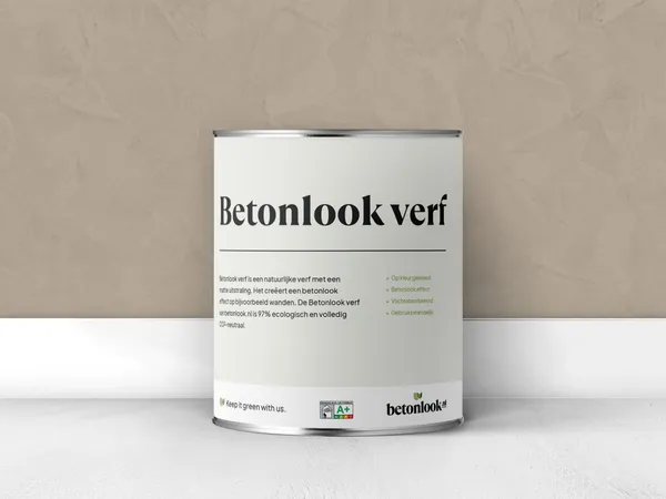 Betonlook verf 238 Sesame blik