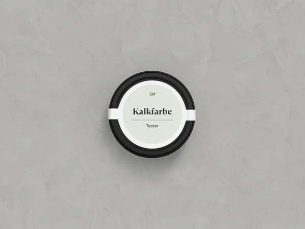 Kalkverf 135 Gravier kleurtester DE