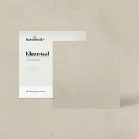 Handgeschilderde kleurstaal