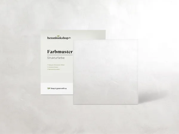 Structuurverf 050 Blanco kleurstaal DE