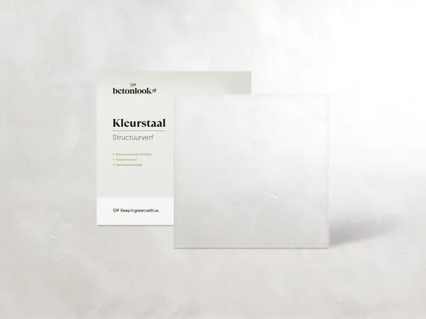 Structuurverf 050 Blanco kleurstaal