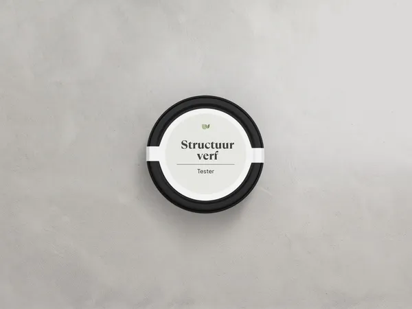 Structuurverf 100 Noir 20 kleurtester