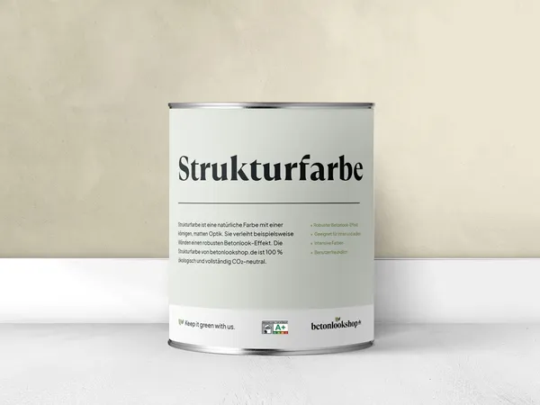 Structuurverf 204 Ivoire blik DE