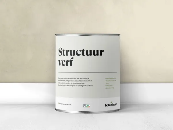 Structuurverf 204 Ivoire blik