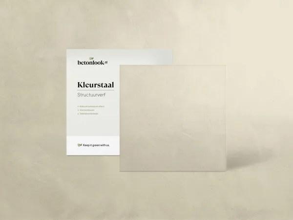 Structuurverf 204 Ivoire kleurstaal