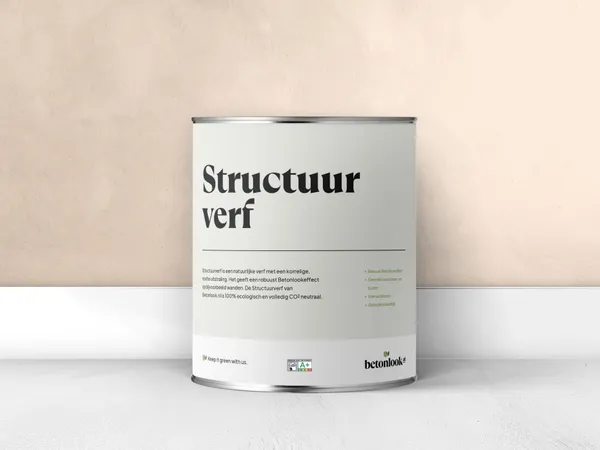 Structuurverf 205 Creme blik