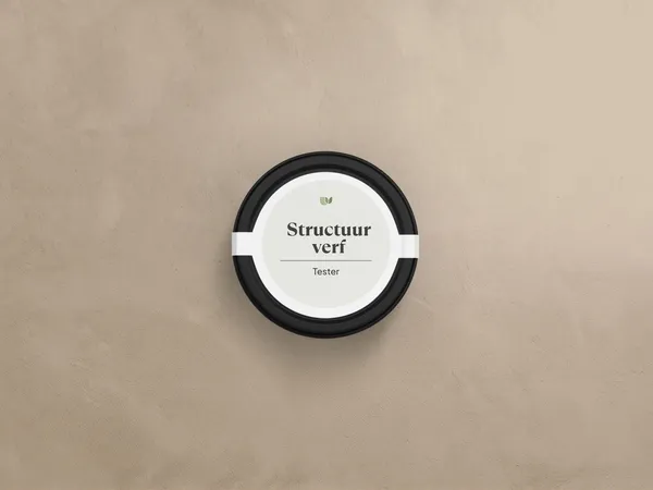 Structuurverf 209 Paix kleurtester