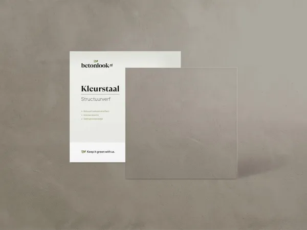 Structuurverf 234 Omber kleurstaal