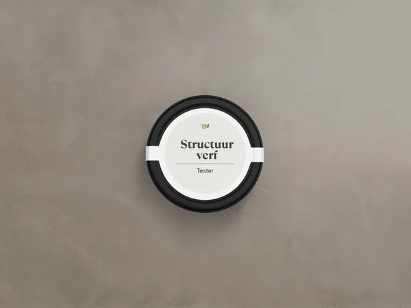Structuurverf 234 Omber kleurtester