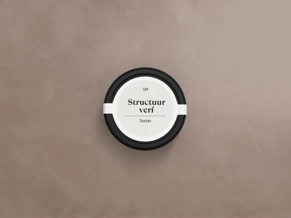 Structuurverf 264 Kaolin kleurtester