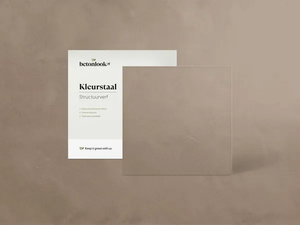 Structuurverf 260 Latte kleurstaal