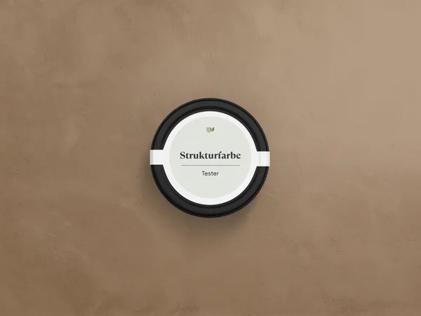 Structuurverf 262 Noisette kleurtester DE