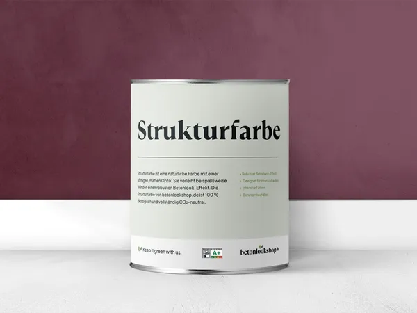 Structuurverf 301 Hibiscus blik DE