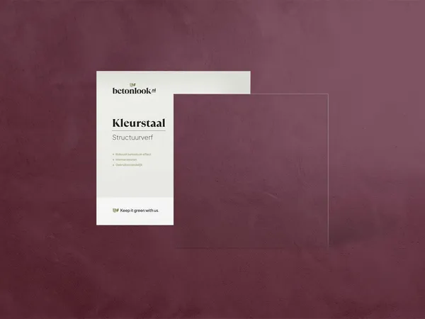 Structuurverf 301 Hibiscus kleurstaal