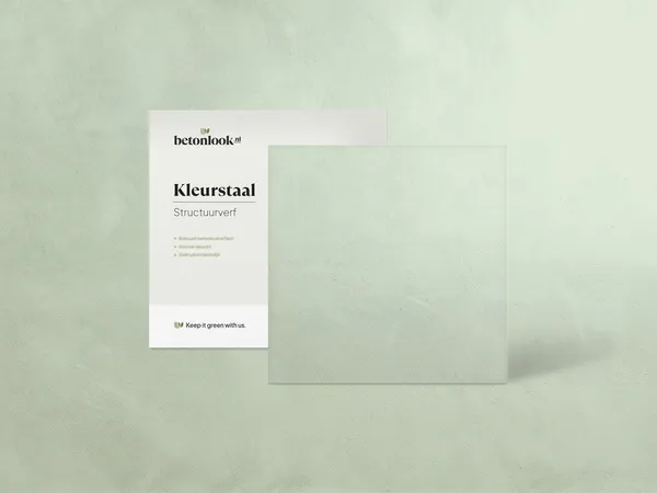 Structuurverf 601 Verte kleurstaal