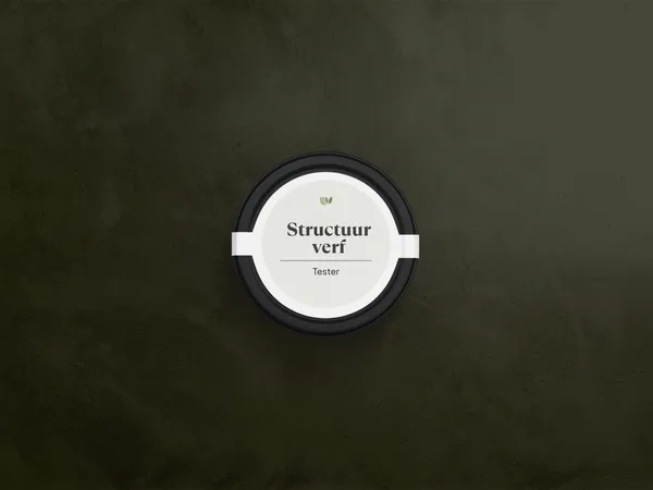 Structuurverf 670 Zambezi kleurtester