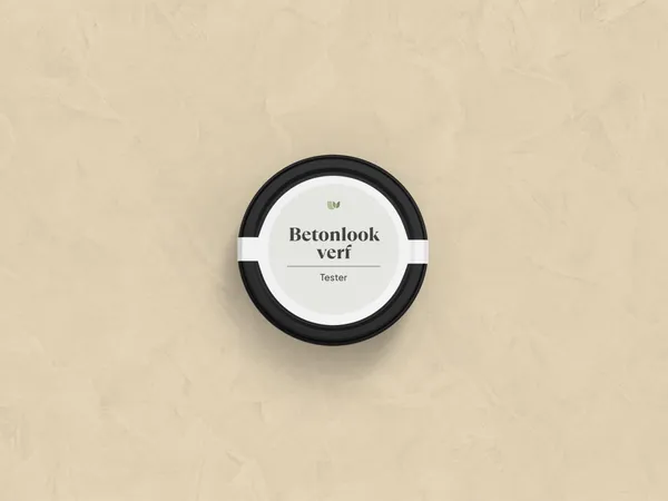 Betonlook verf 504 Madeleine kleurtester