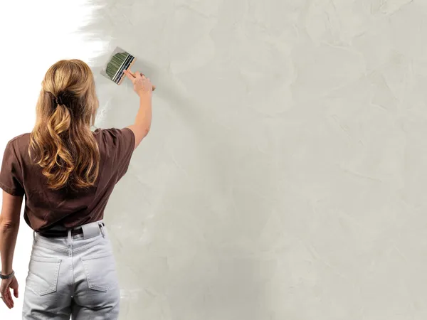 Betonlook verf 600 Perle aanbrengen