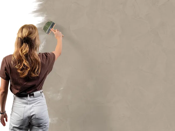 Betonlook verf 240 Biscuit aanbrengen