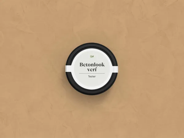 Betonlook verf 264 Peluche kleurtester