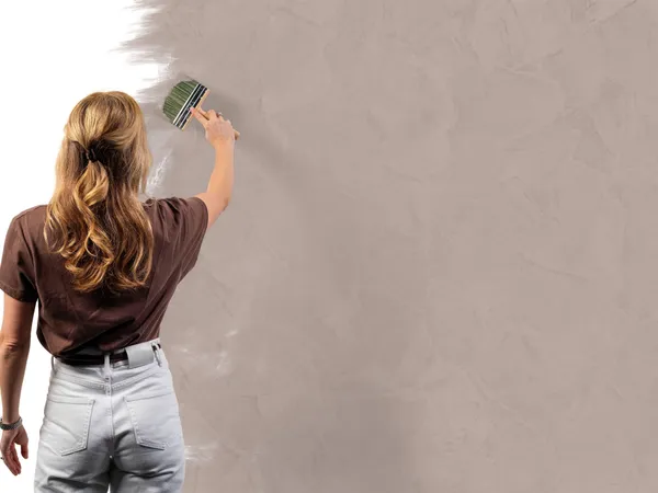 Betonlook verf 335 Ella aanbrengen