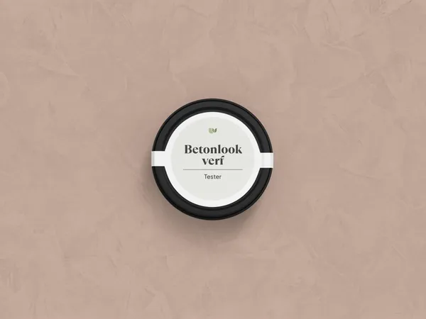 Betonlook verf 361 Amour kleurtester