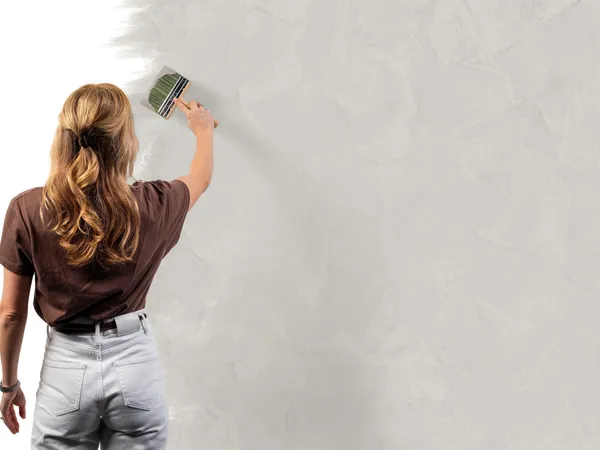Betonlook verf 109 Graie aanbrengen