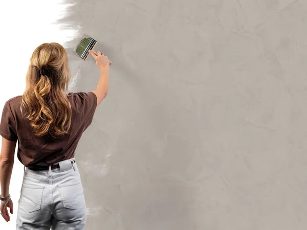 Betonlook verf 111 Greige aanbrengen