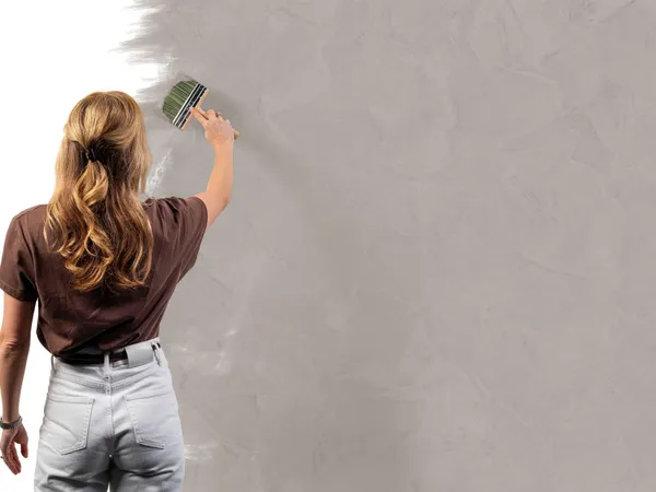 Betonlook verf 235 Peble aanbrengen