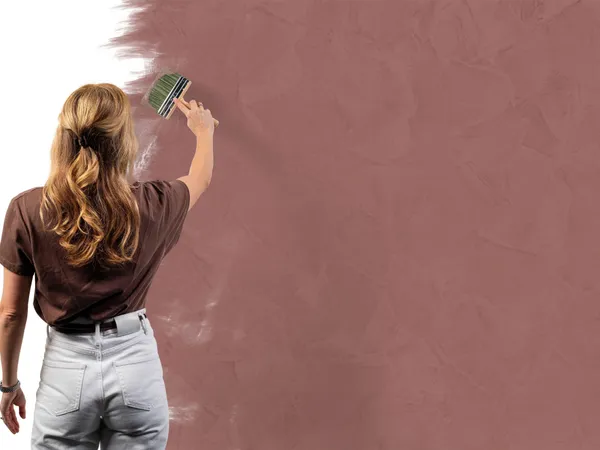 Betonlook verf 300 Prune aanbrengen