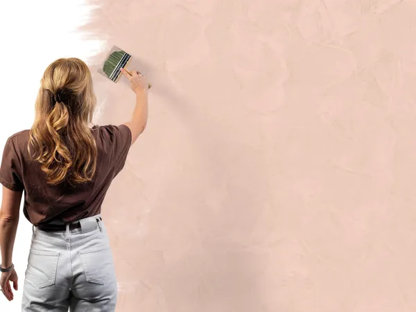 Betonlook verf 400 Rose aanbrengen