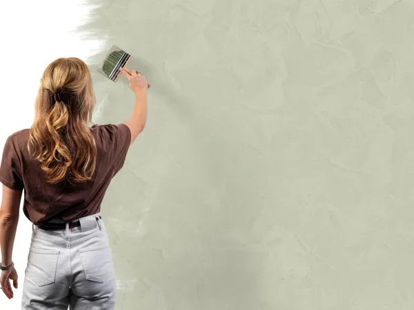 Betonlook verf 603 Menthe aanbrengen