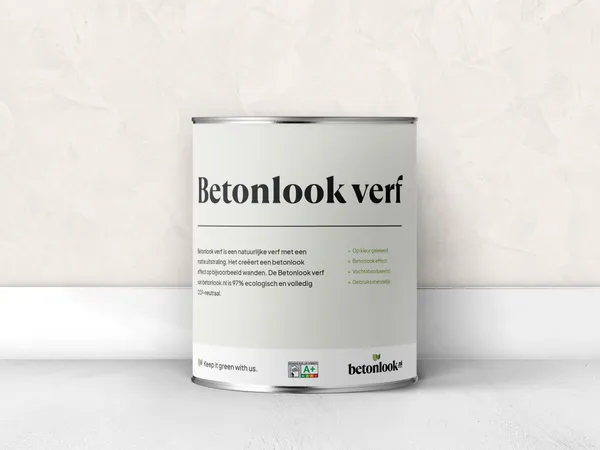 Betonlook verf 200 Creme blik