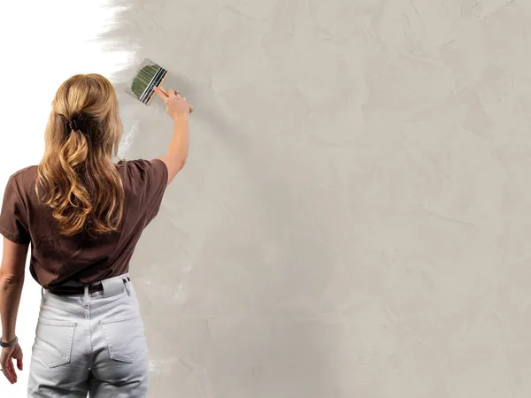 Betonlook verf 234 Coquille aanbrengen
