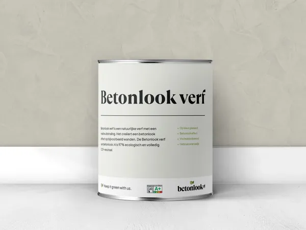 Betonlook verf 501 Blanc blik
