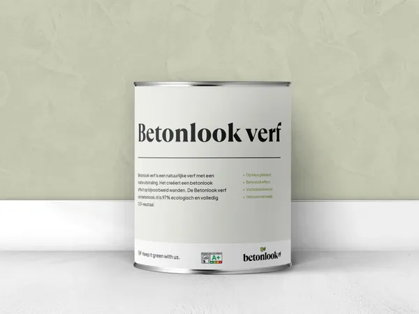Betonlook verf 603 Menthe blik