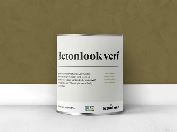 Betonlook verf 660 Moss blik