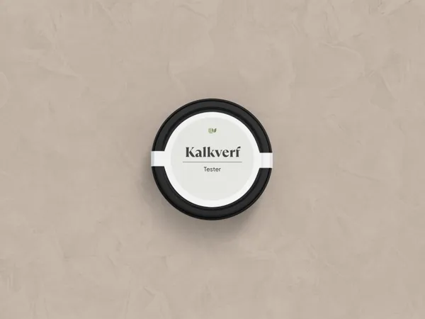 Kalkverf 205 Creme kleurtester