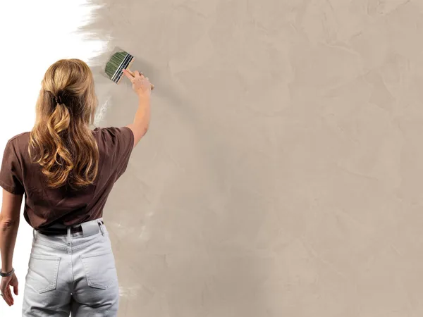 Kalkverf 208 Plage aanbrengen