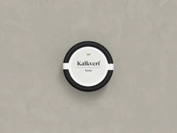 Kalkverf 234 Omber kleurtester