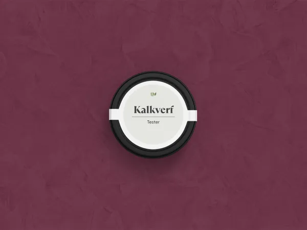 Kalkverf 301 Hibiscus kleurtester
