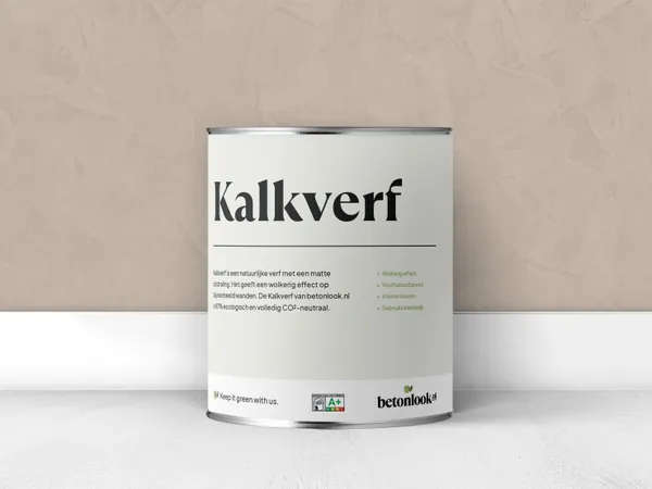 Kalkverf 205 Creme blik