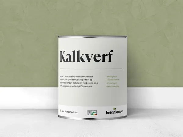 Kalkverf 634 Olive blik