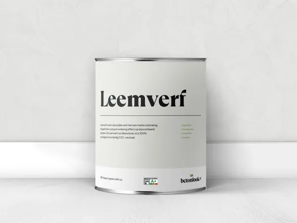 Leemverf 100 Noir 20 blik