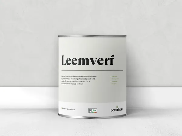 Leemverf 101 Noir 30 blik
