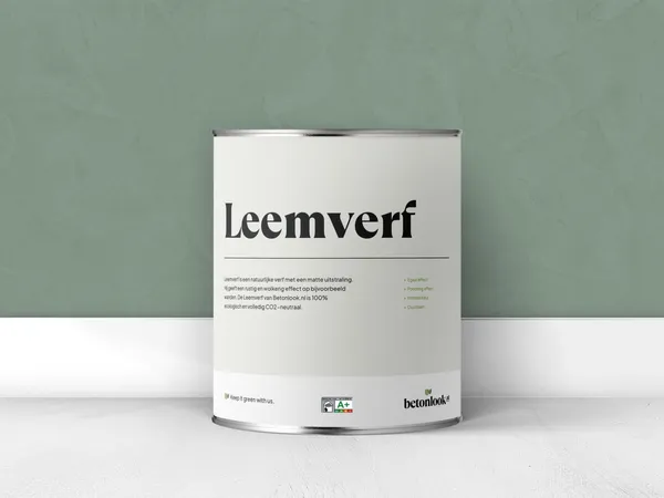 Leemverf 634 Olive blik